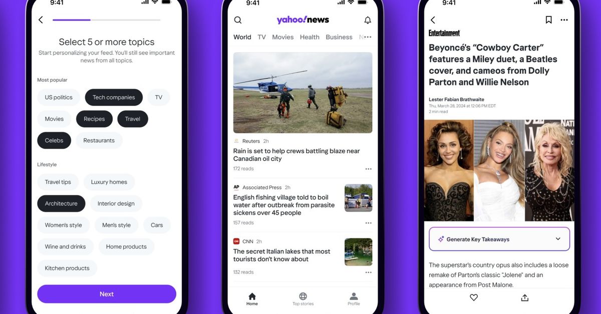 You are currently viewing Yahoo resurrects Artifact inside a new AI-powered News app